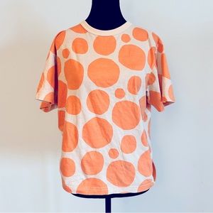 NWT Marimekko by UniQlo Orange Dots Tee
